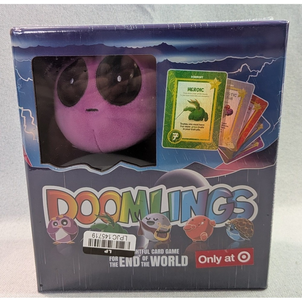 Doomlings Card Game Target Exclusive One Size Purple New Sealed Plush Holofoil
